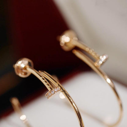 [Royal Jewelry]JUSTE EARRINGS DIAMONDS 1.8MM