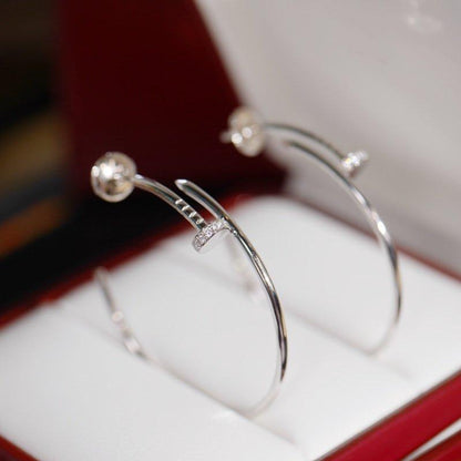 [Royal Jewelry]JUSTE EARRINGS DIAMONDS 1.8MM