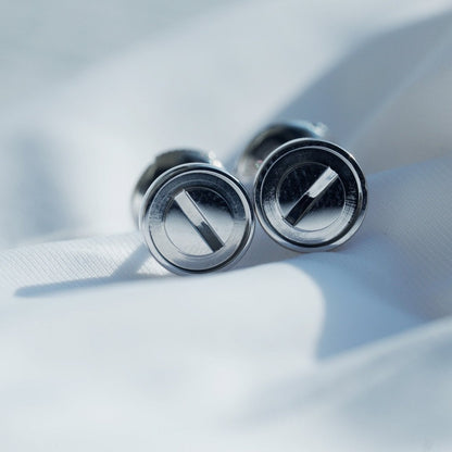 [Royal Jewelry]LOVE EARRINGS SILVER 10MM