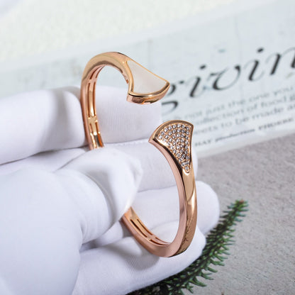 [Royal Jewelry]DREAM BRACELET OPEN PINK GOLD MOP DIAMOND