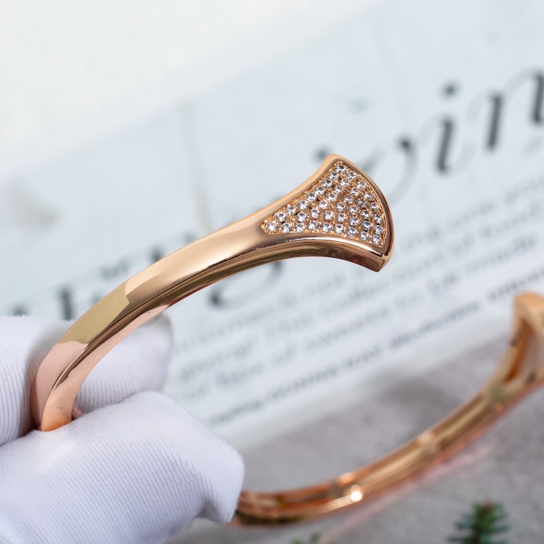 [Royal Jewelry]DREAM BRACELET OPEN PINK GOLD MOP DIAMOND