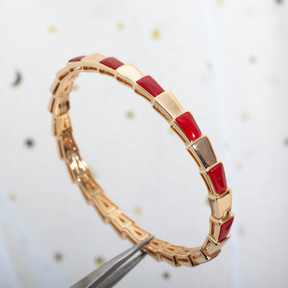 [Royal Jewelry]SERPENTI BRACELET PINK GOLD RUBELLITE