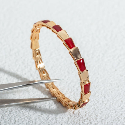 [Royal Jewelry]SERPENTI BRACELET PINK GOLD RUBELLITE