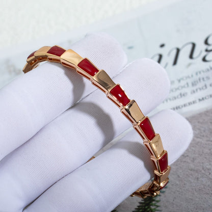 [Royal Jewelry]SERPENTI BRACELET PINK GOLD RUBELLITE