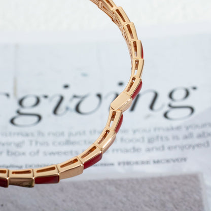 [Royal Jewelry]SERPENTI BRACELET PINK GOLD RUBELLITE