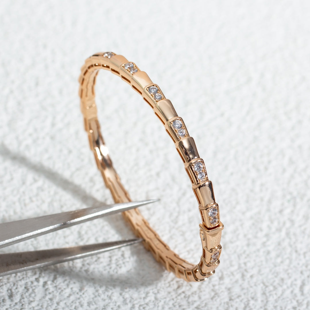 [Royal Jewelry]SERPENTI BRACELET PINK GOLD DIAMOND