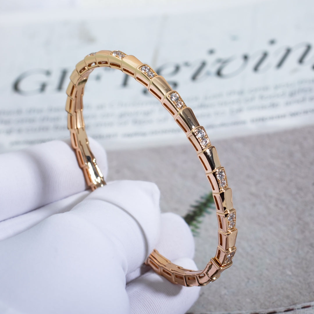 [Royal Jewelry]SERPENTI BRACELET PINK GOLD DIAMOND