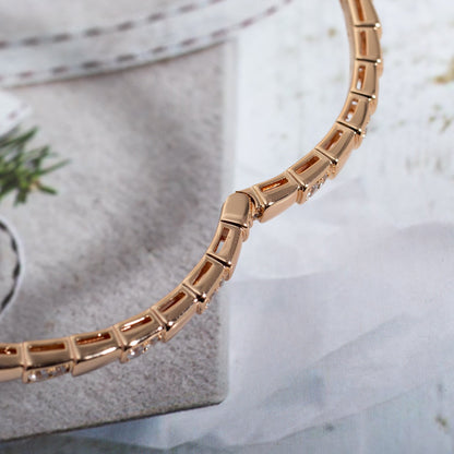 [Royal Jewelry]SERPENTI SMALL BRACELET PINK GOLD DIAMOND
