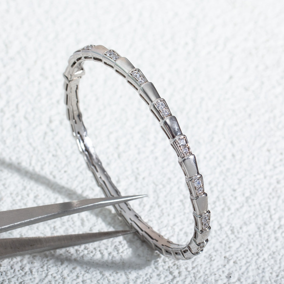 [Royal Jewelry]SERPENTI BRACELET SILVER DIAMOND