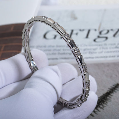 [Royal Jewelry]SERPENTI BRACELET SILVER DIAMOND