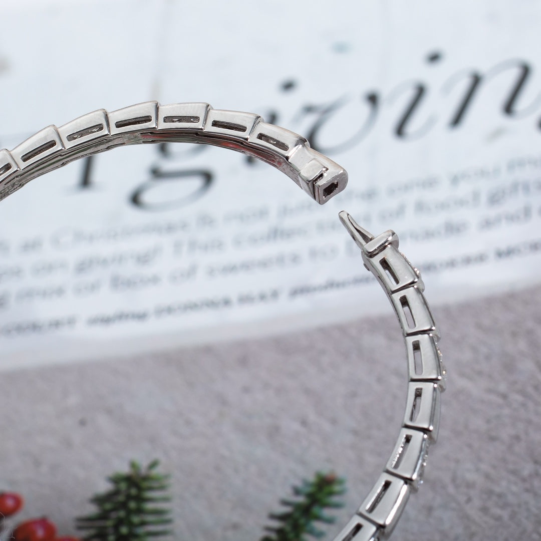 [Royal Jewelry]SERPENTI BRACELET SILVER DIAMOND