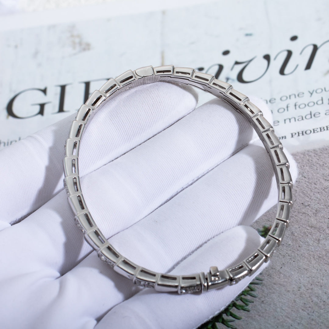 [Royal Jewelry]SERPENTI BRACELET SILVER DIAMOND