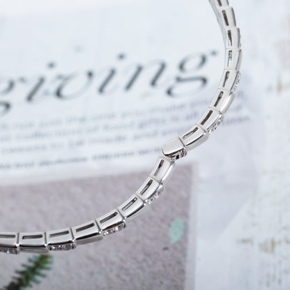 [Royal Jewelry]SERPENTI BRACELET SILVER DIAMOND