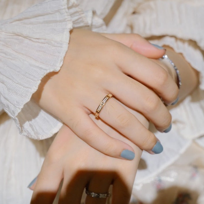 [Royal Jewelry]LOVE RING 2.65MM DIAMOND