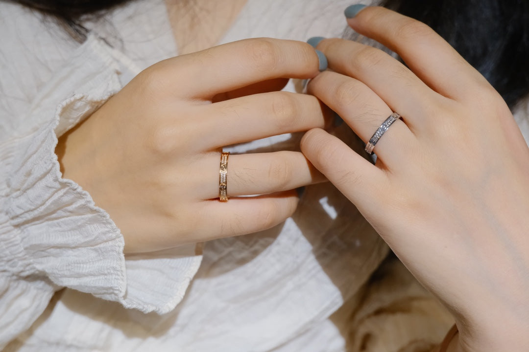 [Royal Jewelry]LOVE RING 2.65MM DIAMOND
