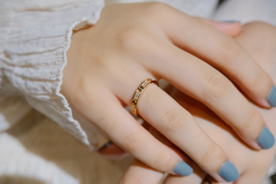 [Royal Jewelry]LOVE RING 2.65MM DIAMOND