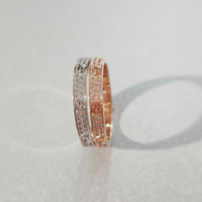 [Royal Jewelry]LOVE RING 2.65MM DIAMOND