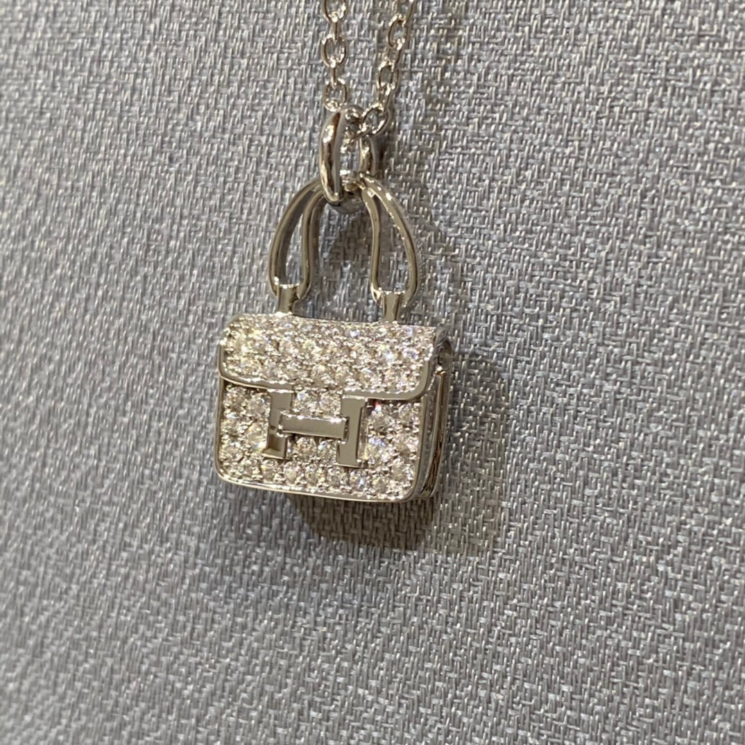 [Royal Jewelry]CONSTANCE PEDANT DIAMOND NECKLACE
