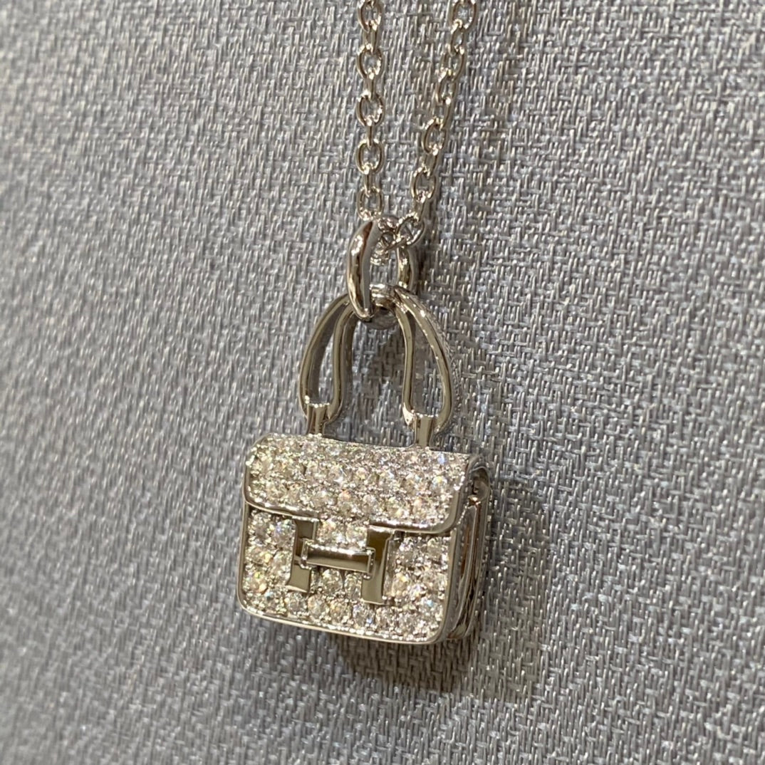 [Royal Jewelry]CONSTANCE PEDANT DIAMOND NECKLACE
