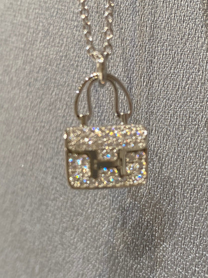 [Royal Jewelry]CONSTANCE PEDANT DIAMOND NECKLACE