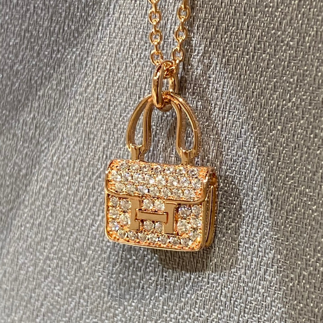 [Royal Jewelry]CONSTANCE PEDANT DIAMOND NECKLACE