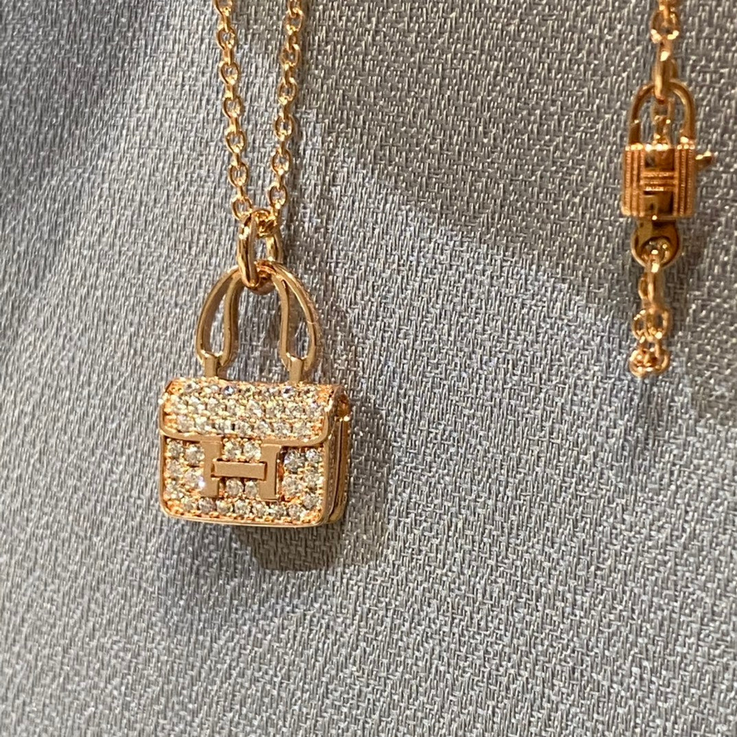 [Royal Jewelry]CONSTANCE PEDANT DIAMOND NECKLACE