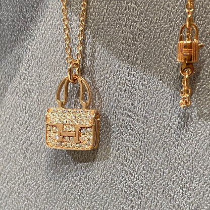 [Royal Jewelry]CONSTANCE PEDANT DIAMOND NECKLACE