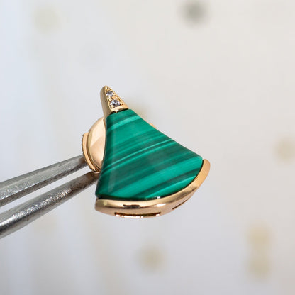 [Royal Jewelry]DIVAS DREAM EARRINGS PINK GOLD