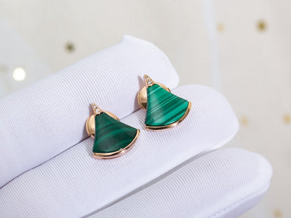 [Royal Jewelry]DIVAS DREAM EARRINGS PINK GOLD