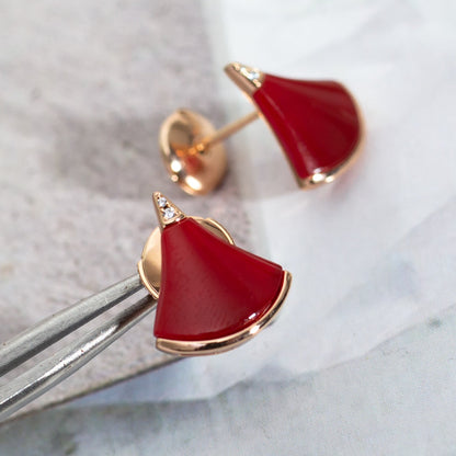 [Royal Jewelry]DIVAS DREAM EARRINGS PINK GOLD