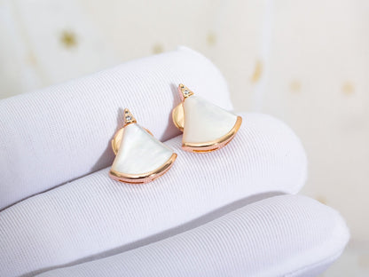 [Royal Jewelry]DIVAS DREAM EARRINGS PINK GOLD