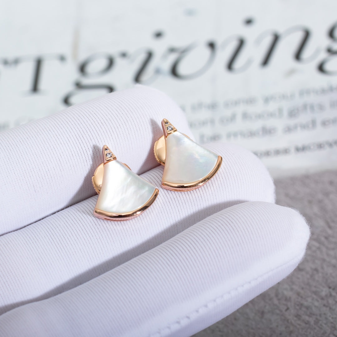 [Royal Jewelry]DIVAS DREAM EARRINGS PINK GOLD