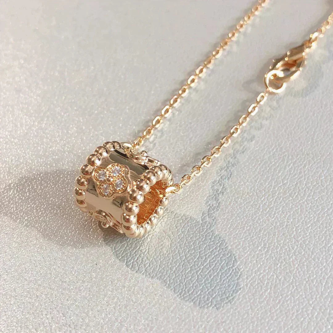 [Royal Jewelry]PERLEE PEDANT NECKLACE GOLD / ROSE GOLD