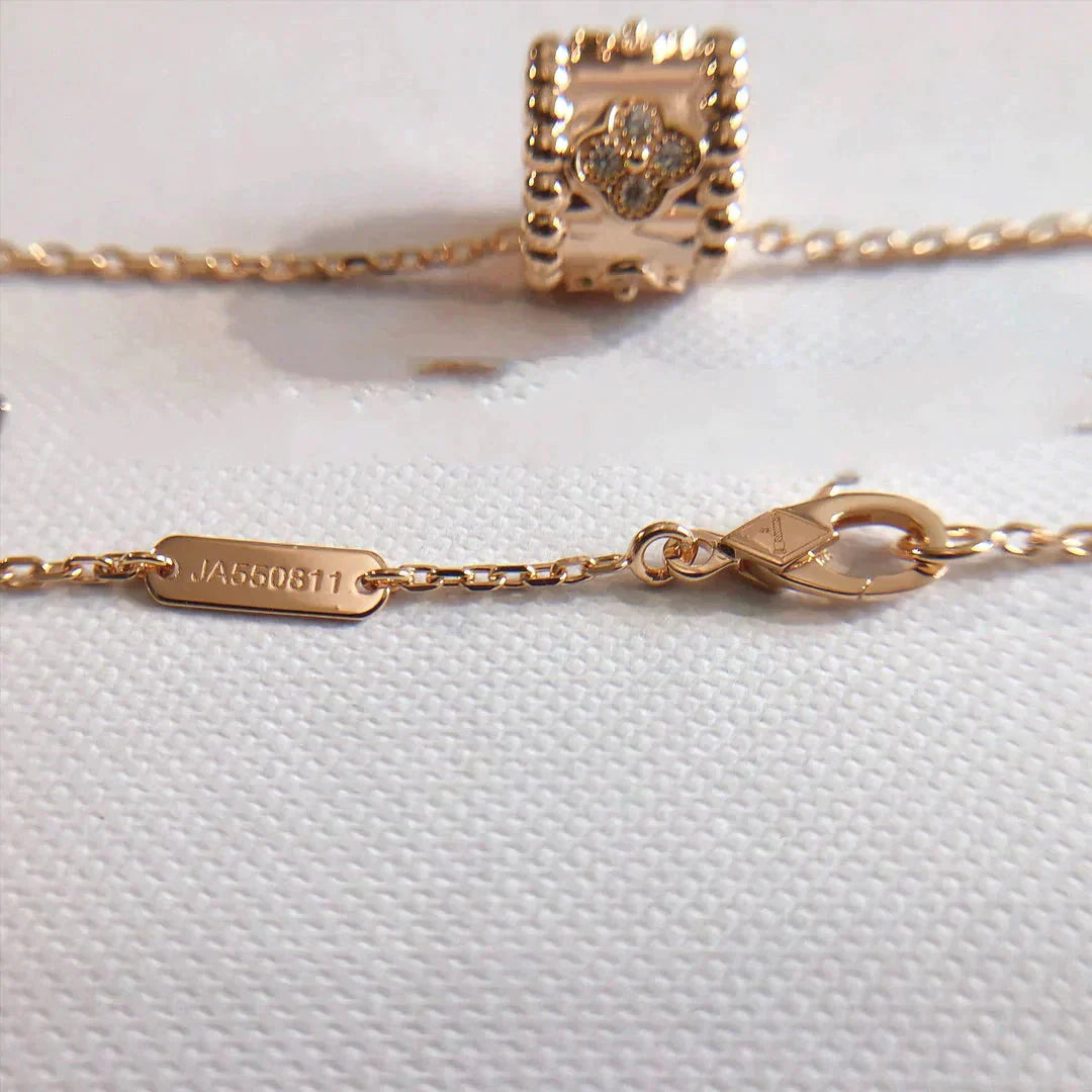 [Royal Jewelry]PERLEE PEDANT NECKLACE GOLD / ROSE GOLD