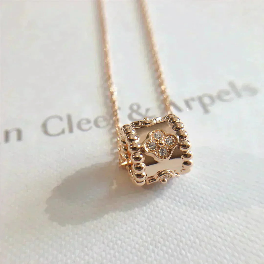 [Royal Jewelry]PERLEE PEDANT NECKLACE GOLD / ROSE GOLD