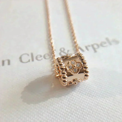 [Royal Jewelry]PERLEE PEDANT NECKLACE GOLD / ROSE GOLD