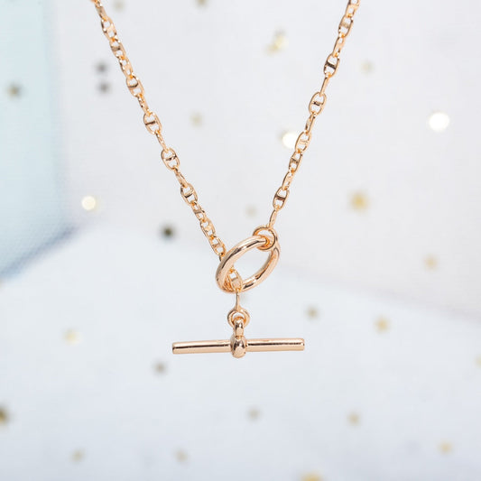 [Royal Jewelry]ECHAPPEE NECKLACE PINK GOLD