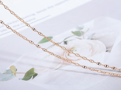 [Royal Jewelry]ECHAPPEE NECKLACE PINK GOLD
