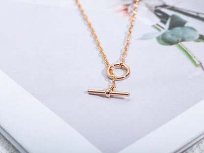 [Royal Jewelry]ECHAPPEE NECKLACE PINK GOLD