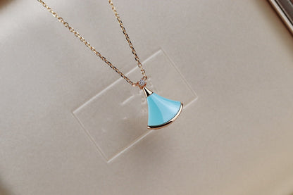 [Royal Jewelry]DREAM NECKLACE TURQUOISE PINK GOLD