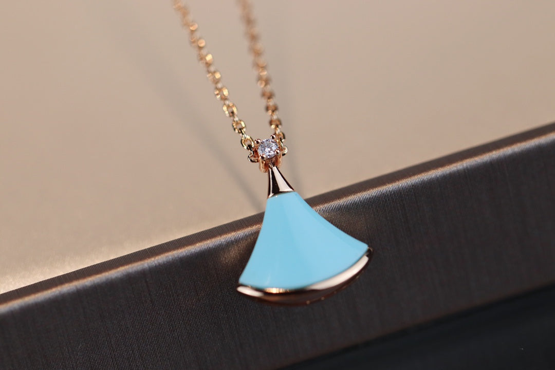 [Royal Jewelry]DREAM NECKLACE TURQUOISE PINK GOLD