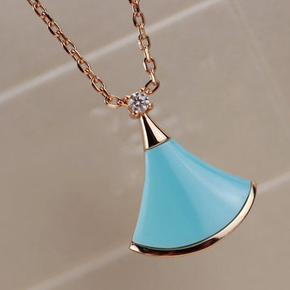 [Royal Jewelry]DREAM NECKLACE TURQUOISE PINK GOLD