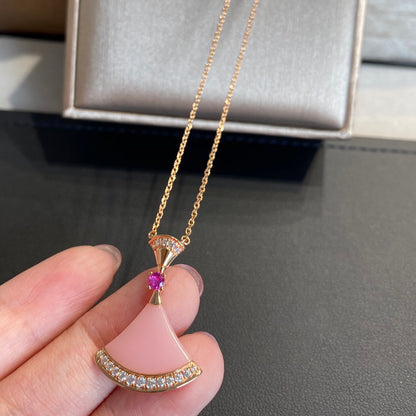 [Royal Jewelry]DREAM NECKLACE PINK OPAL