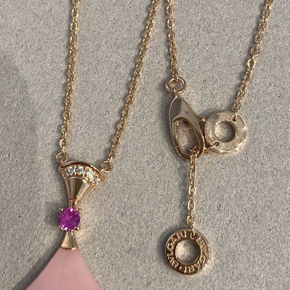 [Royal Jewelry]DREAM NECKLACE PINK OPAL