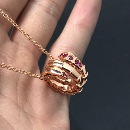 [Royal Jewelry]SERPENTI PEDANT NECKLACE