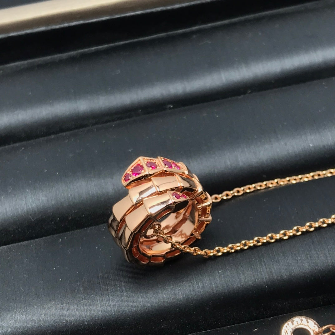 [Royal Jewelry]SERPENTI PEDANT NECKLACE