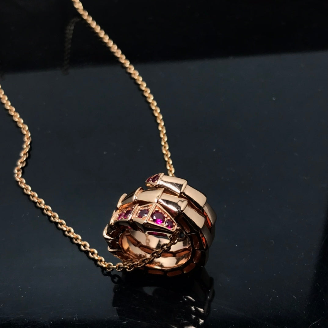 [Royal Jewelry]SERPENTI PEDANT NECKLACE