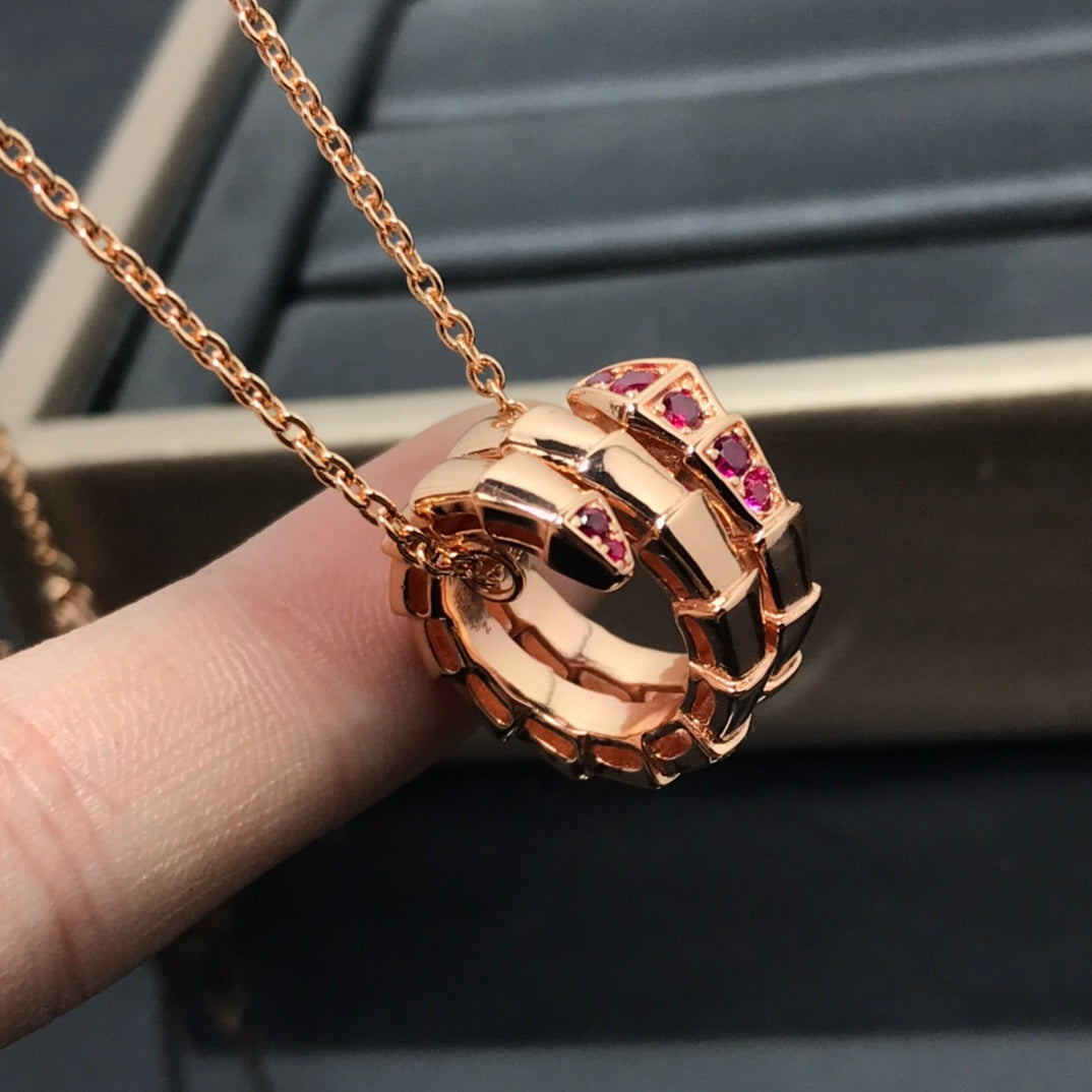[Royal Jewelry]SERPENTI PEDANT NECKLACE