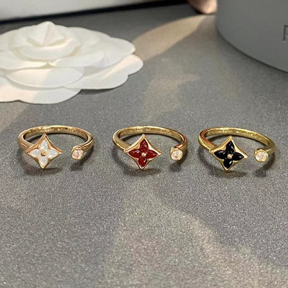 [Royal Jewelry]STAR 1 DIAMOND OPEN RING