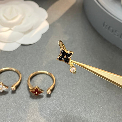 [Royal Jewelry]STAR 1 DIAMOND OPEN RING